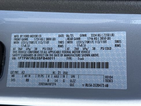 Used 2025 Ford F150 Raptor AWD/4WD image 41