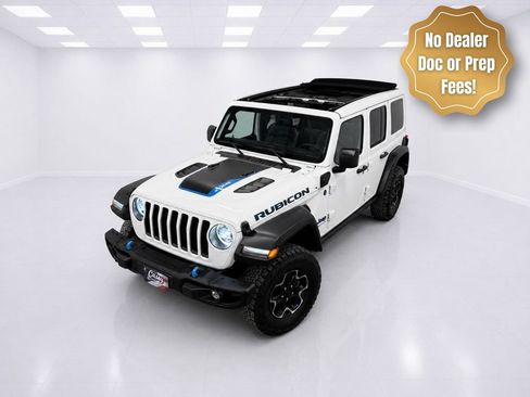 Used 2023 Jeep Wrangler Unlimited Rubicon 4xe w/ Steel Bumper Group AWD/4WD image 2