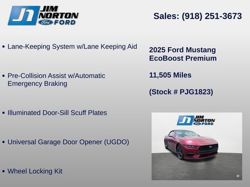 Used 2025 Ford Mustang Premium RWD image 16