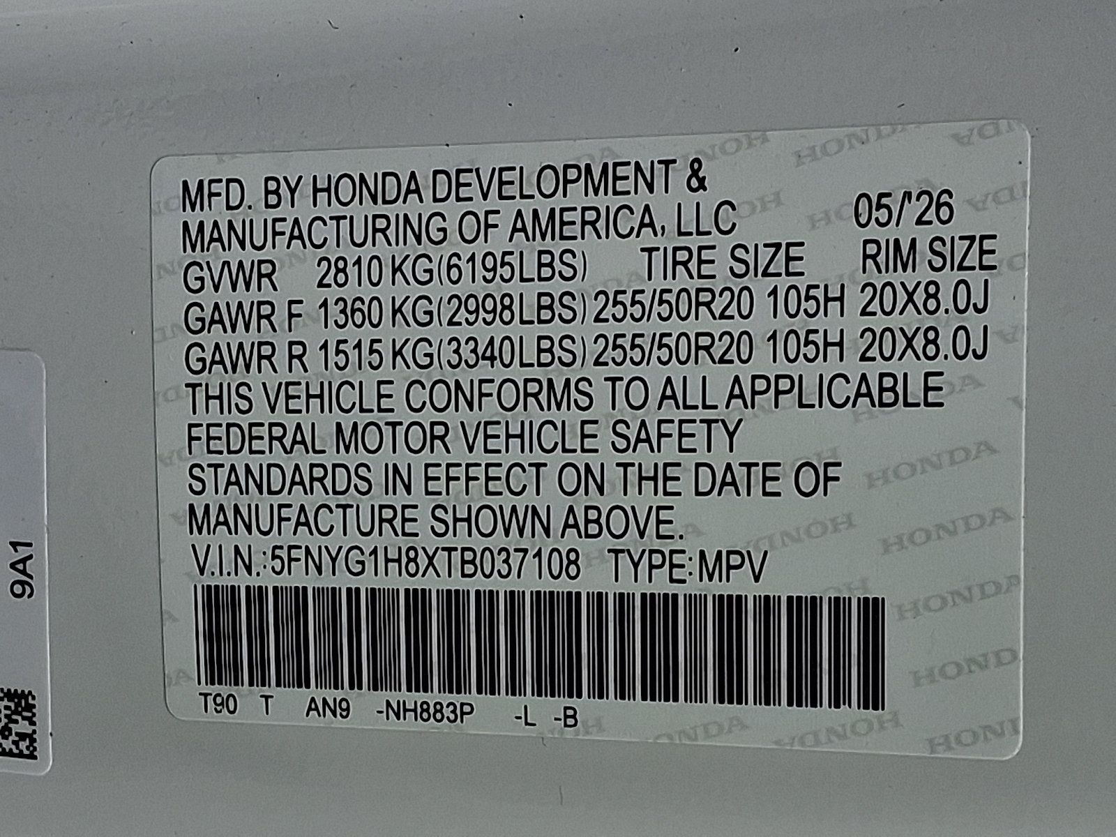 New 2026 Honda Pilot Elite image 10
