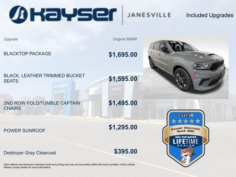 Used 2022 Dodge Durango R/T w/ Blacktop Package AWD/4WD image 2