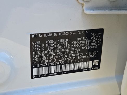 Certified 2025 Honda HR-V Sport image 28