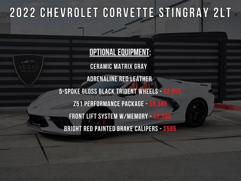 Used 2022 Chevrolet Corvette Stingray Preferred Conv w/ Z51 Performance Package image 5