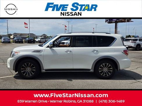 Used 2017 Nissan Armada Platinum w/ Captain Seat Package AWD/4WD image 4