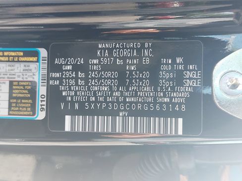 Used 2024 Kia Telluride EX X-Line AWD/4WD image 39
