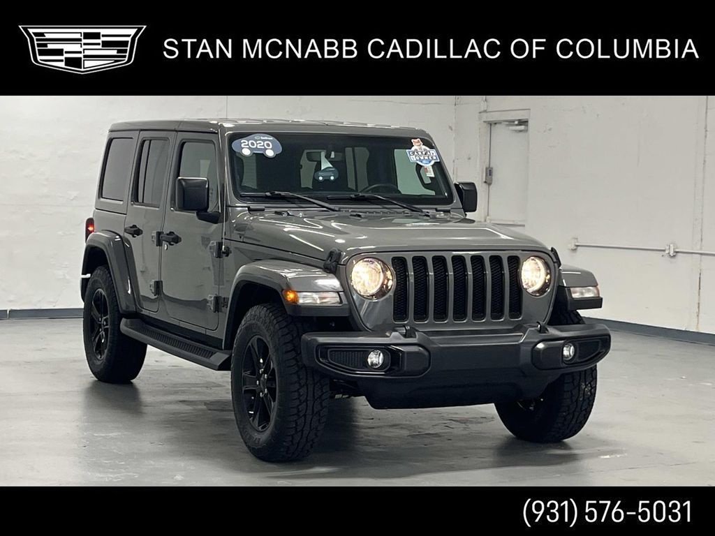 Used 2020 Jeep Wrangler Unlimited Sahara AWD/4WD image 1