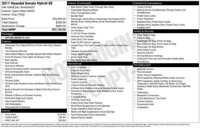 Used 2017 Hyundai Sonata SE FWD image 5