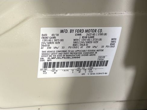 Used 2018 Lincoln MKX Reserve w/ Lincoln MKX Climate Package image 32