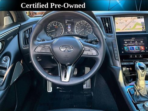 Used 2023 INFINITI Q50 Red Sport 400 w/ Black Opal Edition image 5