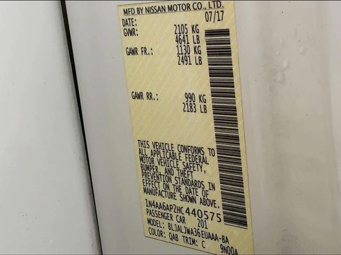 Used 2017 Nissan Maxima 3.5 SV image 34