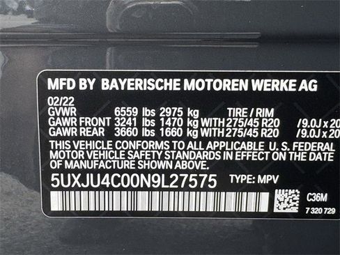 Used 2022 BMW X5 M50i w/ Premium Package image 35