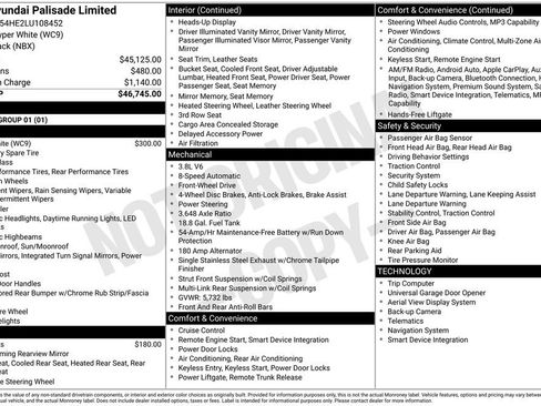 Used 2020 Hyundai Palisade Limited FWD image 17