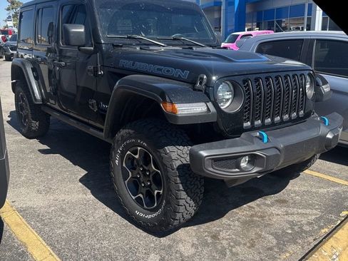 Used 2023 Jeep Wrangler Unlimited Rubicon 4xe w/ Cold Weather Group image 1