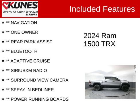 Used 2024 RAM 1500 TRX w/ TRX Level 2 Equipment Group AWD/4WD image 4