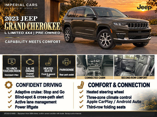Used 2023 Jeep Grand Cherokee L Limited AWD/4WD image 6