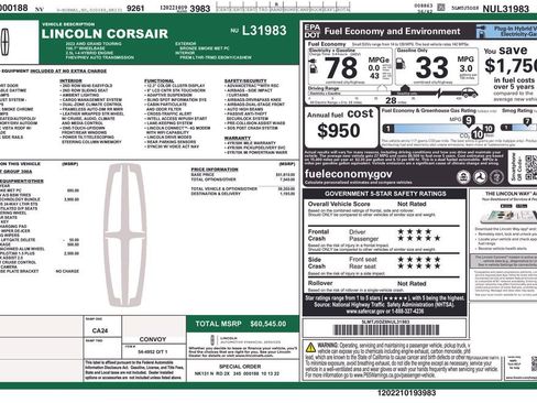 Certified 2022 Lincoln Corsair Grand Touring w/ Elements Technology Bundle image 36