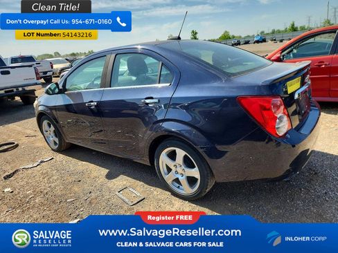 Used 2015 Chevrolet Sonic LTZ w/ Advanced Safety Package FWD image 3