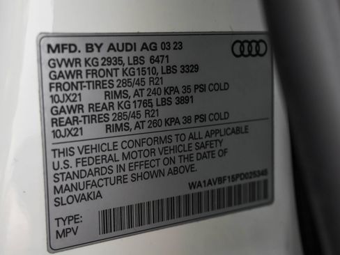 Used 2023 Audi Q8 Premium w/ Convenience Package AWD/4WD image 52