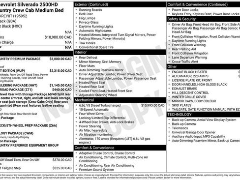 New 2026 Chevrolet Silverado 2500 High Country w/ High Country Premium Package AWD/4WD image 5
