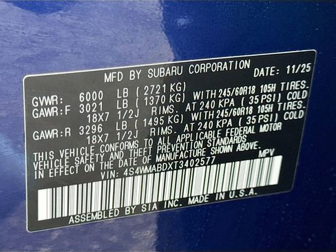 New 2026 Subaru Ascent Premium image 42