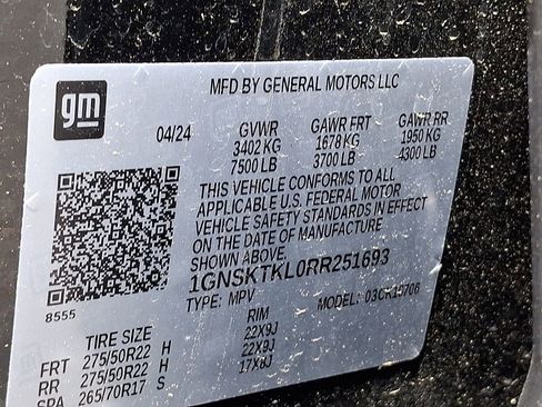Used 2024 Chevrolet Tahoe High Country AWD/4WD image 28