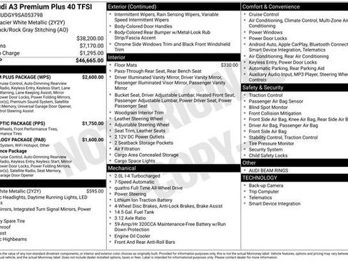 Certified 2025 Audi A3 2.0T Premium Plus w/ Premium Plus Package image 40