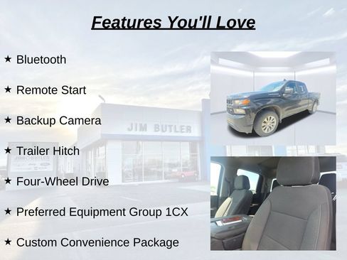 Used 2022 Chevrolet Silverado 1500 Custom w/ Safety Confidence Package AWD/4WD image 7