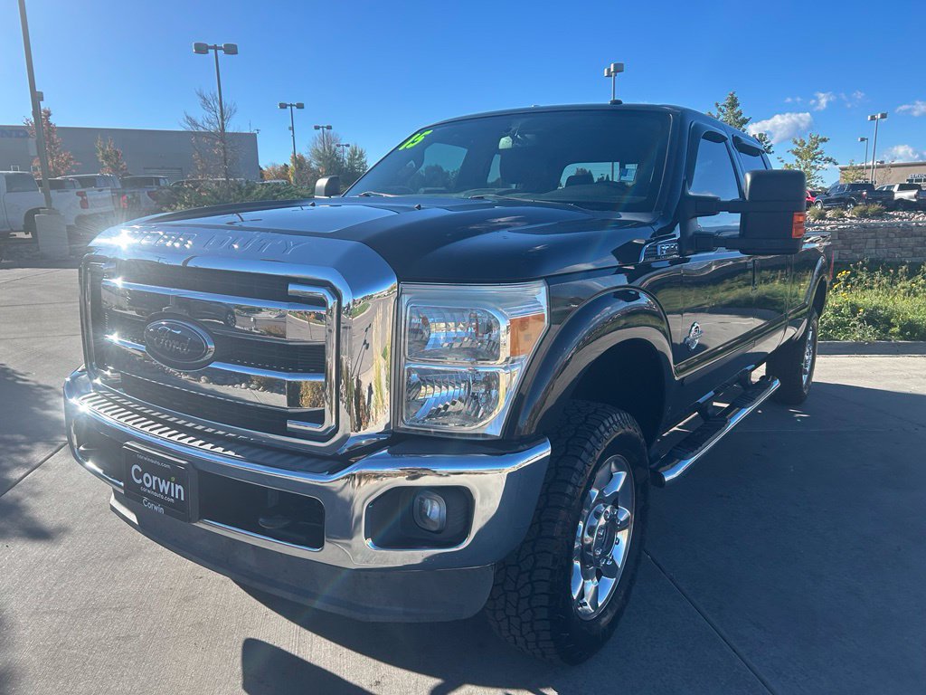 Used 2015 Ford F350 Lariat w/ Lariat Ultimate Package AWD/4WD image 3