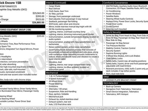 Used 2016 Buick Encore Base image 28