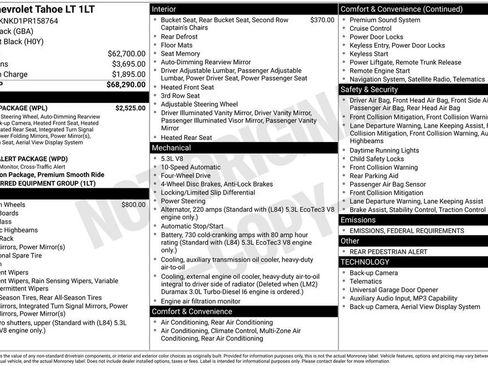 Used 2023 Chevrolet Tahoe LT w/ Luxury Package image 6