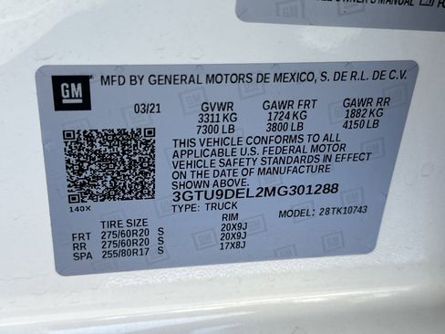 Used 2021 GMC Sierra 1500 SLT w/ SLT Premium Plus Package image 28