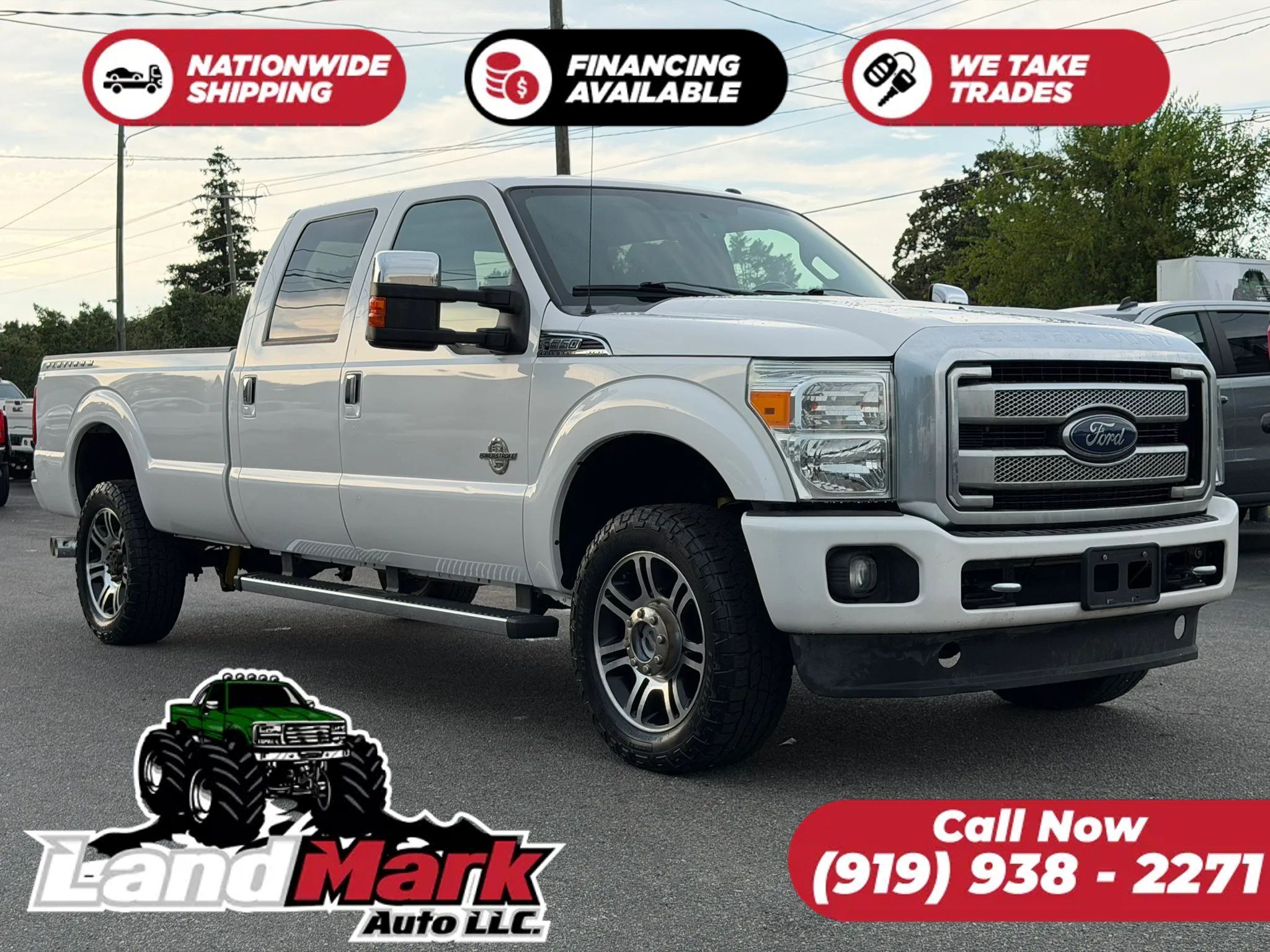 Used 2015 Ford F350 Platinum w/ FX4 Off-Road Package AWD/4WD image 1