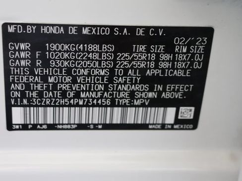 Certified 2023 Honda HR-V Sport image 28