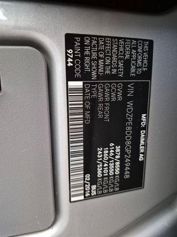 Used 2016 Mercedes-Benz Sprinter 2500 image 16