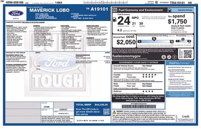 New 2026 Ford Maverick Lobo AWD/4WD image 38