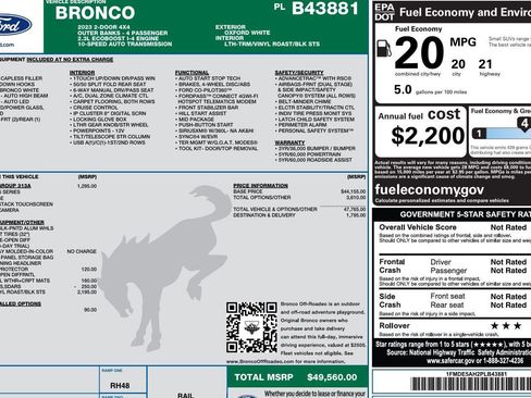 Used 2023 Ford Bronco Outer Banks image 30