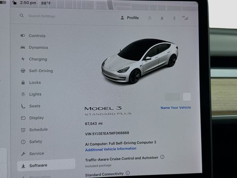 Used 2021 Tesla Model 3 Standard Range Plus RWD image 8