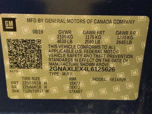 Used 2020 Chevrolet Equinox LT FWD image 33