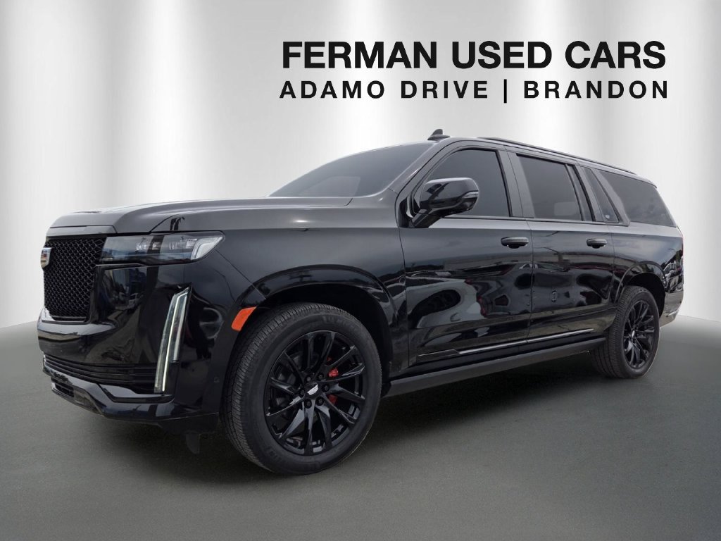 Used 2021 Cadillac Escalade ESV Sport w/ Driver Assist Tech Package RWD image 1