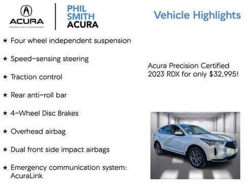 Certified 2023 Acura RDX w/ Technology Package image 13