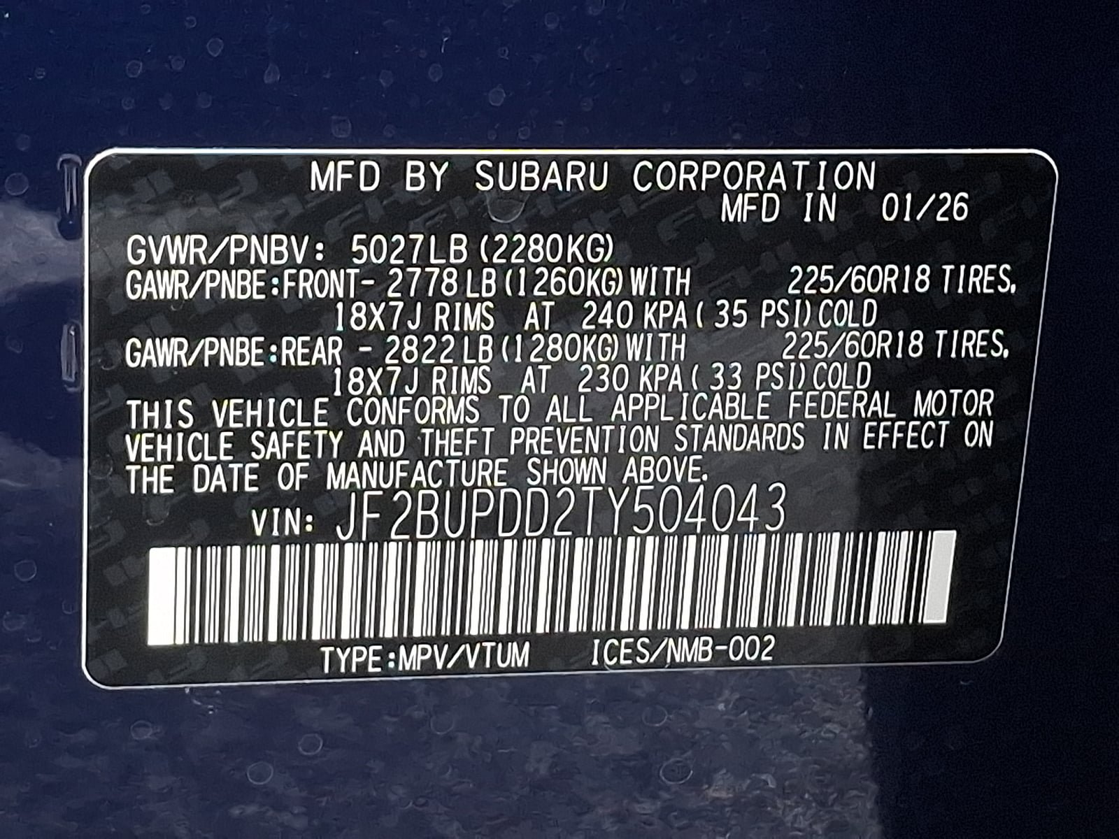 New 2026 Subaru Outback Limited AWD/4WD image 18