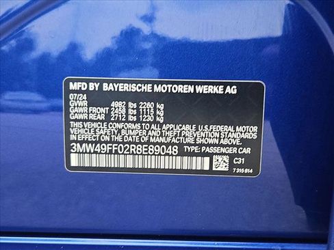 Certified 2024 BMW M340i xDrive w/ Premium Package AWD/4WD image 23