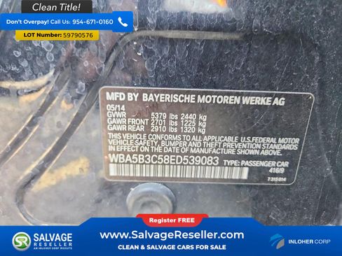 Used 2014 BMW 535i xDrive Sedan AWD/4WD image 16