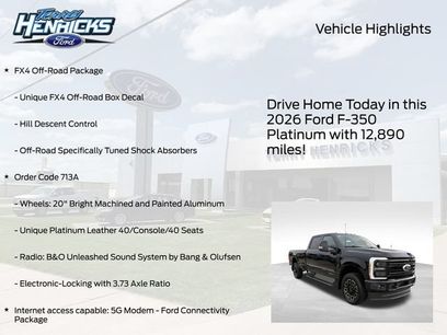 Used 2026 Ford F350 Platinum w/ FX4 Off-Road Package