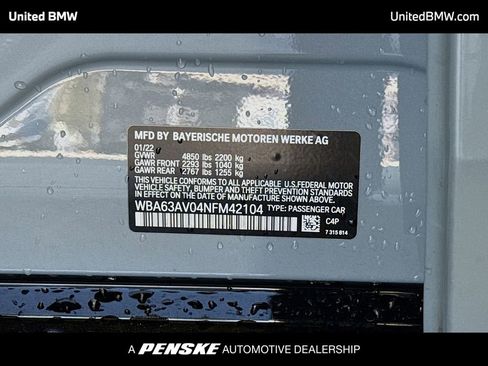 Used 2022 BMW 430i Gran Coupe w/ M Sport Package image 15