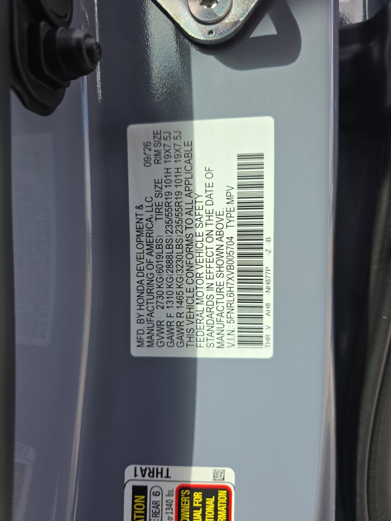New 2027 Honda Odyssey Sport-L image 23