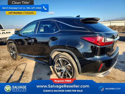 Used 2016 Lexus RX 450h AWD w/ Luxury Package image 3
