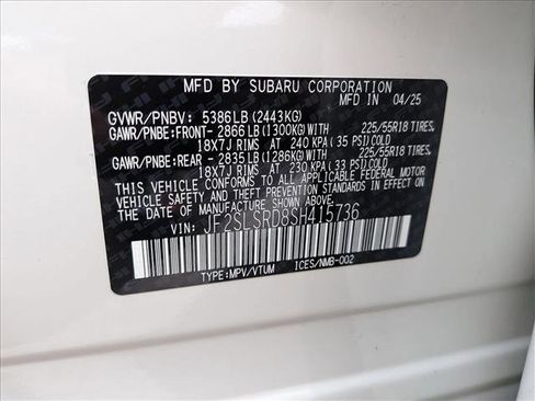 Used 2025 Subaru Forester Limited image 26
