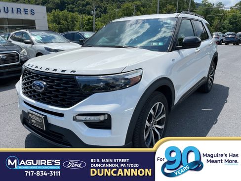 Certified 2022 Ford Explorer ST-Line w/ Class IV Trailer Tow Package AWD/4WD image 1