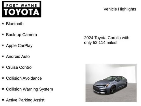 Used 2024 Toyota Corolla SE FWD image 7